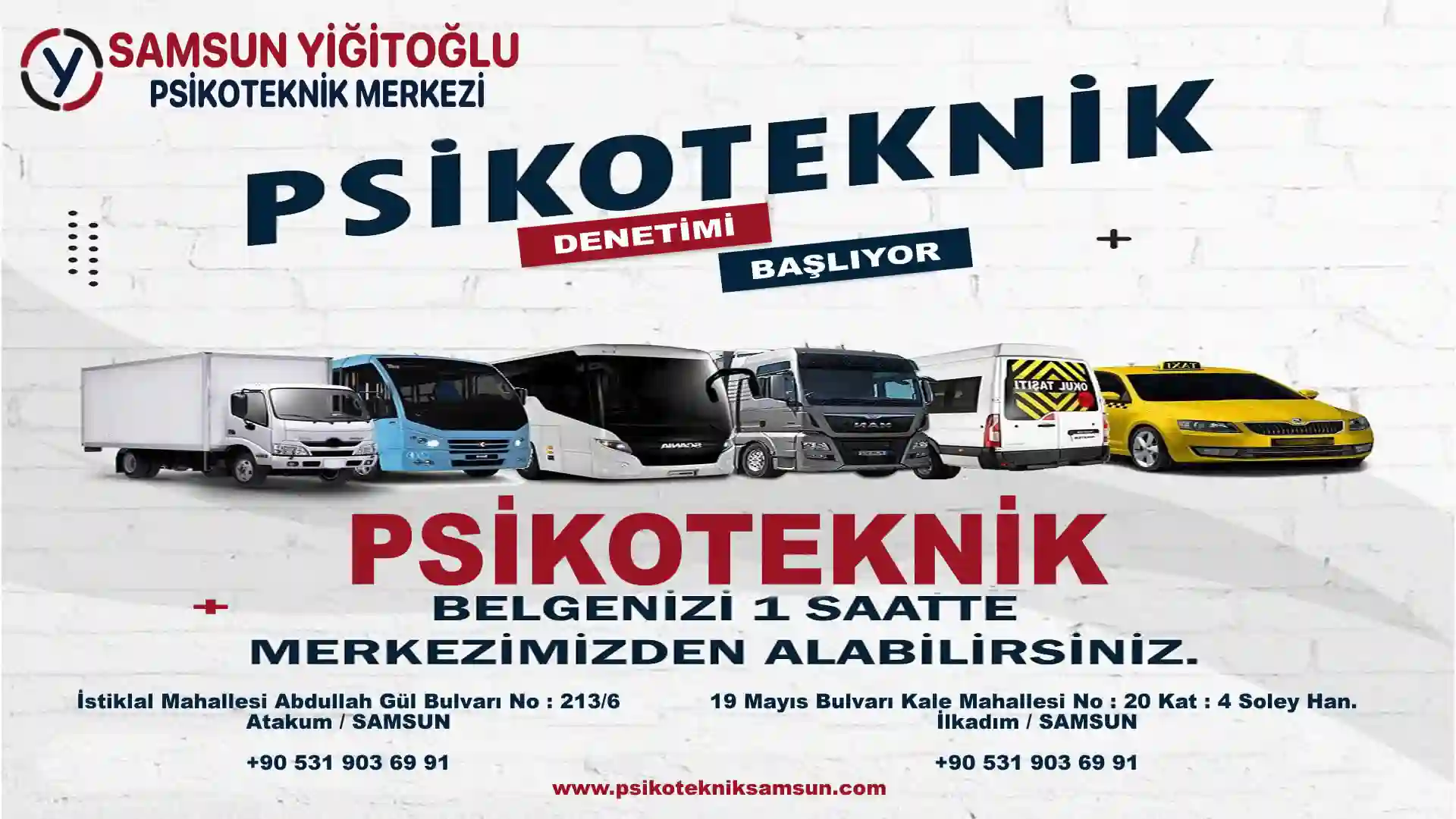 Samsun Yiğitoğlu Psikoteknik Değerlendirme Merkezi